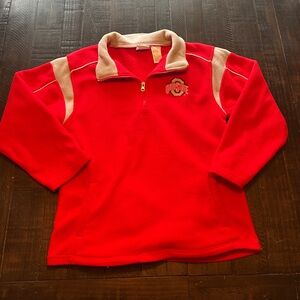 NCAA by Outerstuff Ohio State Buckeyes quarter-zip fleece pullover Women's XL